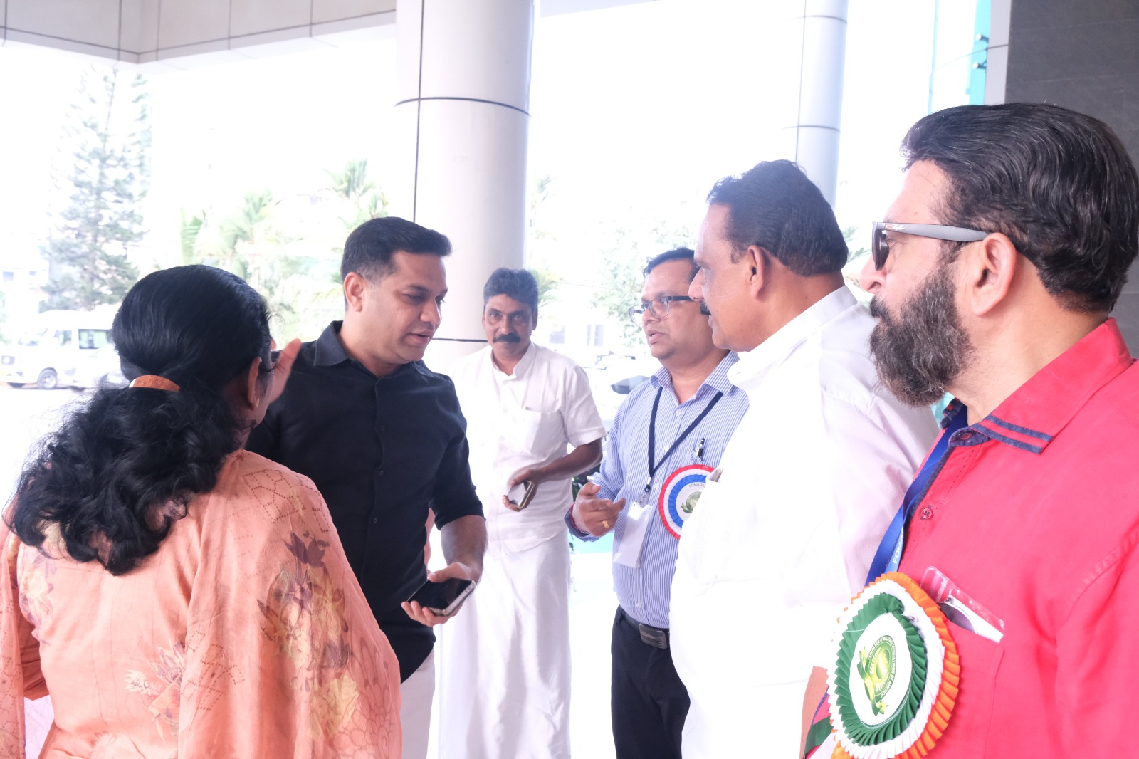 Sabu K. Jacob with MP Hibi Eden at FOMAA Convention 2026