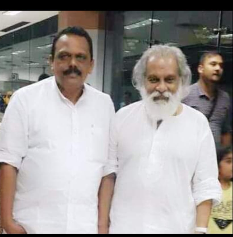 Sabu K. Jacob with K. J. Yesudas